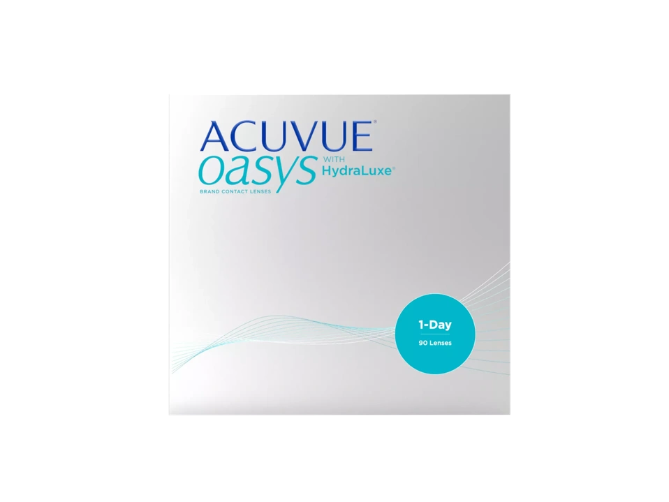 عدسات ACUVUE® OASYS 1-DAY مع تقنية HydraLuxe®