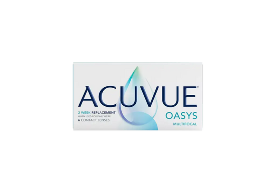 عدسات ACUVUE® OASYS متعددة البؤر بتصميم مُحسَّن للحدقة 