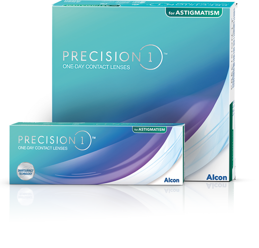 عدسات PRECISION1® اللاصقة لعلاج اللابؤرية