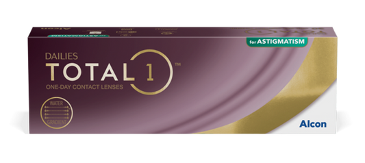 عدسات DAILIES TOTAL1® لعلاج الاستجماتيزم